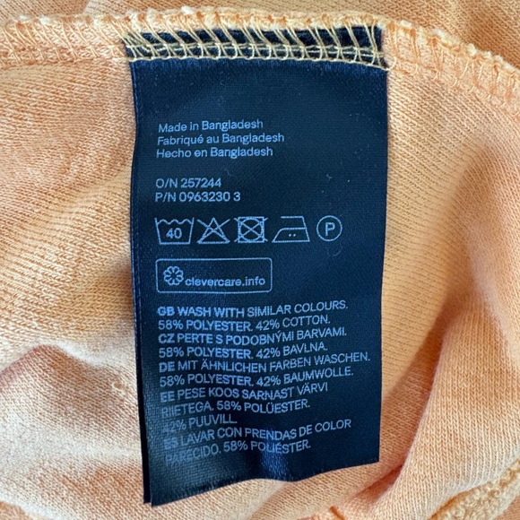 HM Terrycloth Orange Halter Dress - Picture 6 of 6